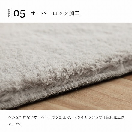 ラピアス ラグ 200×300cm ミルキーベージュ 3987929