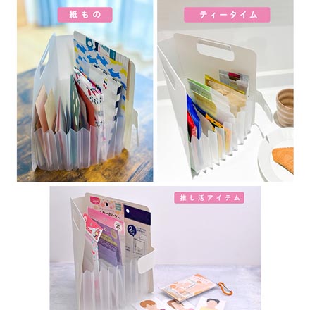 こまごまファイル 仕分けファイル ポケットファイル ミニ パステルピンク FDC