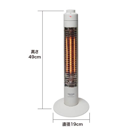 TEKNOS テクノス 新スリム カーボンヒーター CHI-310