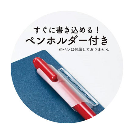 キングジム クリアーファイル カキコ A4 タテ型 40ポケット 黒 FDC