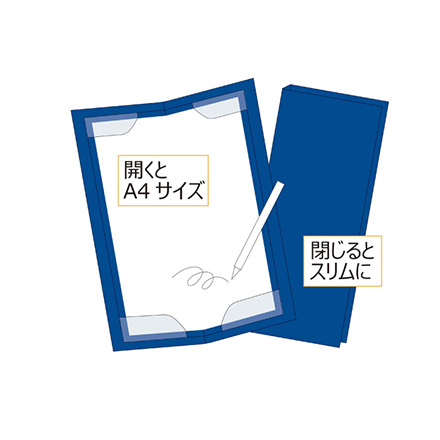 キングジム ハードホルダー ホッソ オレンジ FDC