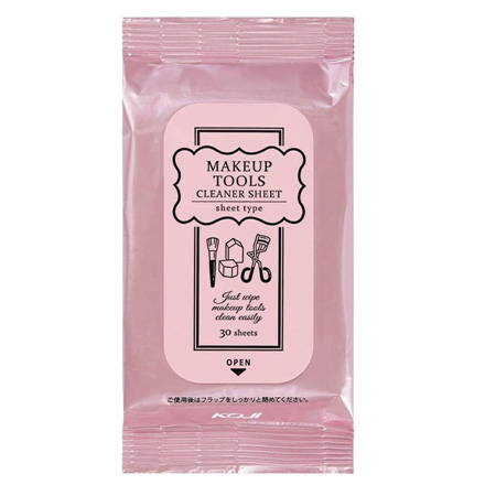 メイクツールクリーナーシート 1個