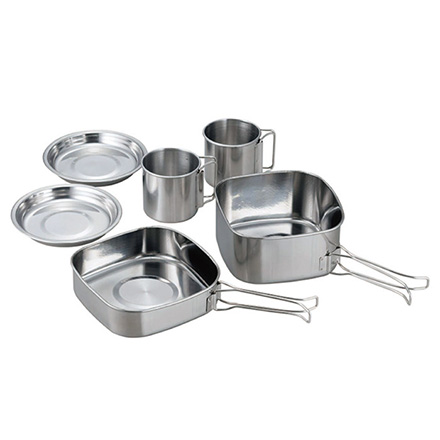 ソラリラ SOLA Relax カクセー 角型キャンピング鍋6点セット