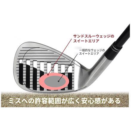 トライアル ゴルフ サンドスルー ウェッジ オリジナルカーボンシャフト SANDTHRUWEDGE 56度