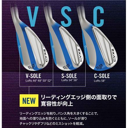 クリーブランド CVX2 ZIPCORE ウェッジ NSプロ MODUS3 TOUR115 スチールシャフト Cleveland 46度/12度