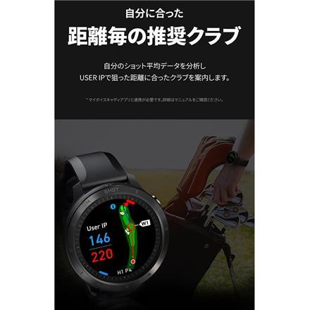 ボイスキャディ T11PRO 腕時計型 GPSナビ VOICE CADDIE ゴルフ用距離計 距離測定器 距離計測器 ブラック