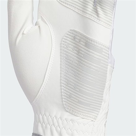 左手用アディダス KVH41 クール ハイグリップ 25 ゴルフグローブ ホワイト×ブラック/24cm