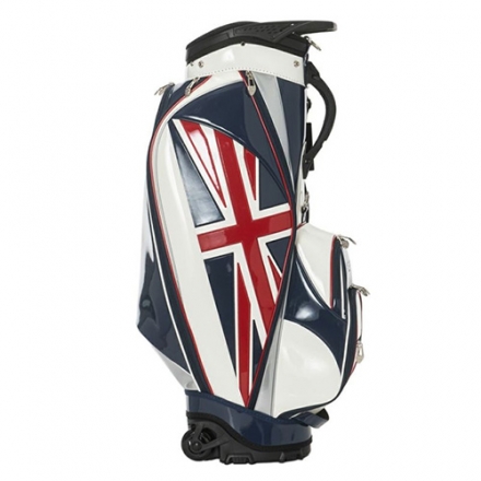 アドミラル ゴルフ ADMG5BC3 キャスター エナメル カート キャディバッグ トリコロール(90)