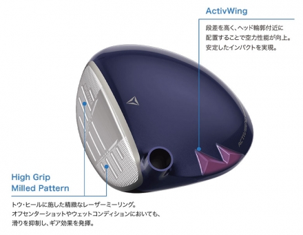 レディースダンロップ ゼクシオ14 フェアウェイウッド ゼクシオ MP1400L カーボンシャフト ブルー #3/16度/A