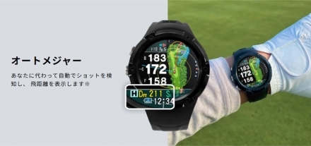 ショットナビ Evolve G II 腕時計型 GPSナビ ブラック