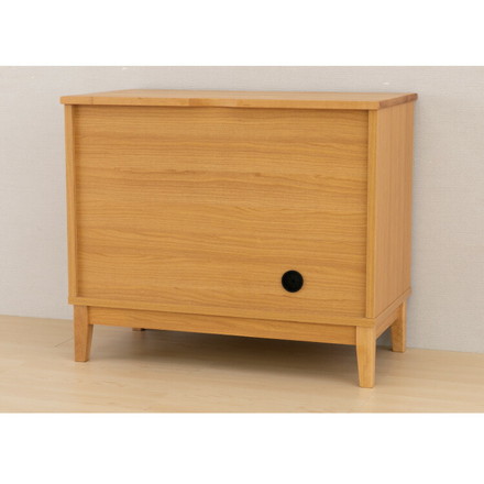 一生紀 キャビネット 幅80 FORTO 完成品 フォルト アルダー無垢材 ルーター収納 モデム収納 リビングボード