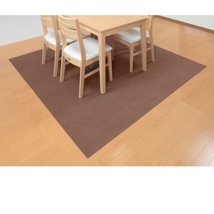 日本製 サンコー おくだけ吸着 ズレない 撥水 ロング マット 床暖房対応 洗える 洗濯可 滑り止め ロングマット 90×300cm 厚さ4mm はっ水 ライトグレー