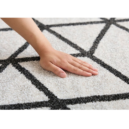 ラグ グラッド 200×250cm ラグマット パイル 家庭用 子ども ペット カーペット 絨毯 ブラウン 長方形 リビング ダイニング フローリング