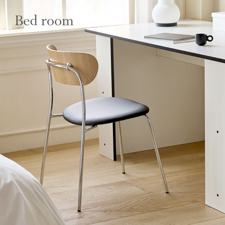 roomnhome ダイニングチェア おしゃれ ブロンクスチェア ファブリック ベージュ