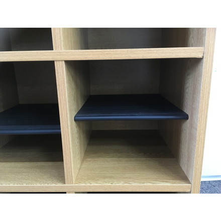 下駄箱 3列×3段 9人用 フリーラック スリッパラック シューズボックス シューズラックオープン 6足 棚板可動式