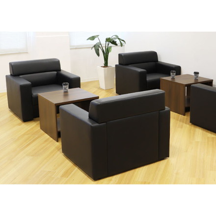 応接室ソファ 1人掛け ルクシー 応接椅子 1人掛けソファー ラウンジ レザー 応接室 社長室 オフィス エントランス