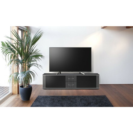 テレビ台 幅130cm 高さ39cm 強化ガラス モダン テレビボード TVボード 収納 収納ボード