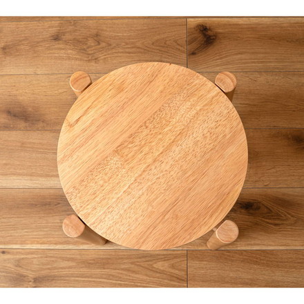 スツール 木製 天然木 北欧 四つ足 円形 リビング ダイニング 丸形 リモートワーク 在宅ワーク 椅子