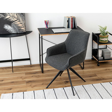 回転アームチェア PC-182 東谷 チェア 回転 ダイニングチェア パーソナルチェア デスクチェア イス 椅子