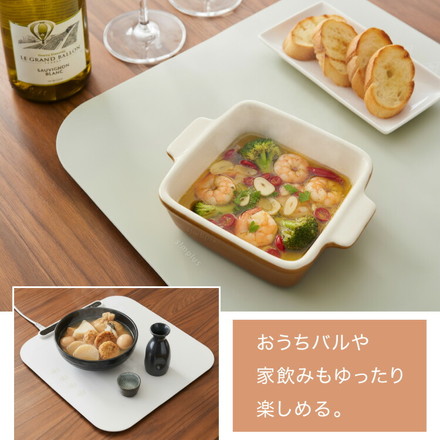 simplus 保温プレート ホールピザ用 ホットプレート 食事マット シリコン製 防水 10秒急速加熱 60~100℃ 折り畳み式 シンプラス SP-HWP03 食品保温機 アイスグレー