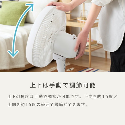 リビング扇 30cm メカ式 7枚羽 扇風機 シンプル タイマー 首振り 風量3段階 ボタン式 高さ調節 お手入れ簡単 小型 コンパクト 軽量 simplus シンプラス SP-30MD-01【メーカー1年保証】 フォググレー