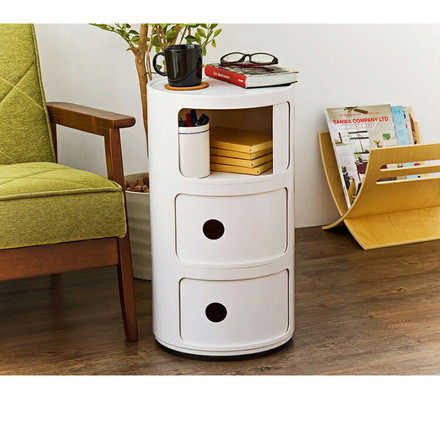 コンポニビリ 2段 リプロダクト デザイナーズ家具 収納 ボックス チェスト ブラック