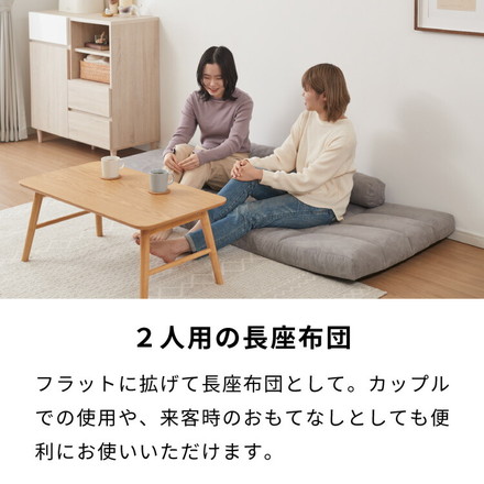 ハイバック リクライニングソファ 一人用 幅80cm 3WAY ワイド リクライニング 角度調整 防水加工 クッション付 ネイビー