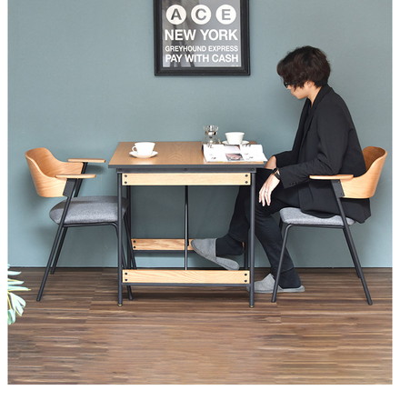 ダイニングチェア 2脚セット 肘付きチェア 北欧 シンプル レトロ モダン イス 椅子 ヴィンテージ