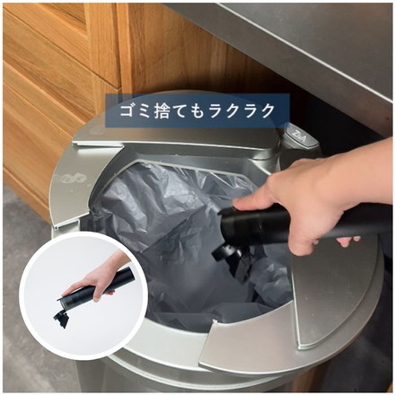 CCP コードレスハンディクリーナー SMOOK スムーク小型掃除機 キッチン 軽量 ハイパワー パワフル 水洗い スリム 簡単ゴミ捨て 専用スタンド ワンタッチ ノズル 隙間 棚 車 パソコン CM-DC26 アッシュグレー