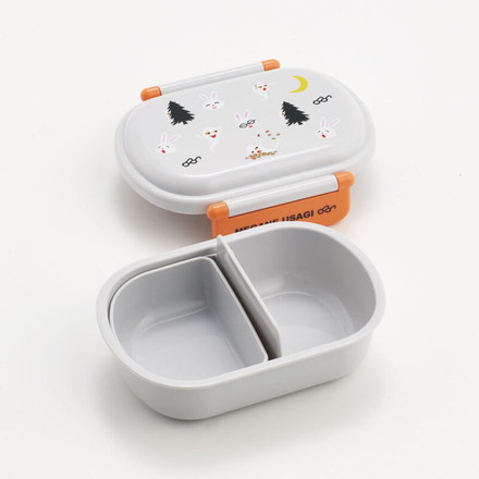 スケーター 銀イオン抗菌 子供用 弁当箱 ランチボックス 360ml めがねうさぎ QAF2BAAG キャラクター かわいい 可愛い Skater