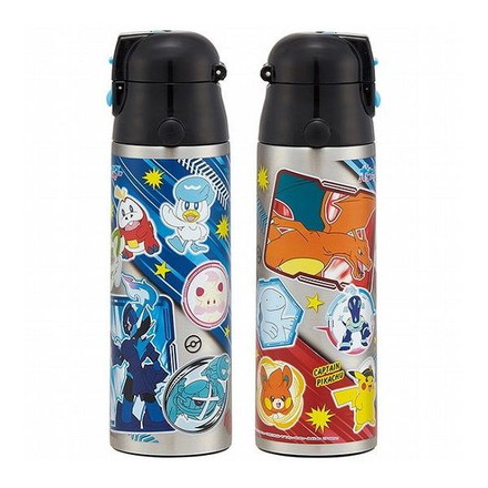 スケーター 超軽量 保冷 ステンレス 水筒 ボトル 直飲み 580ml ポケモン24 キャラクター かわいい 可愛い 子ども 子供 ランチ SDC6N Skater