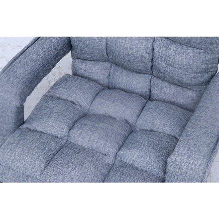 4WAY座椅子 グレー 幅70×奥行58~167×高さ11~70cm 座面高 110~220mm