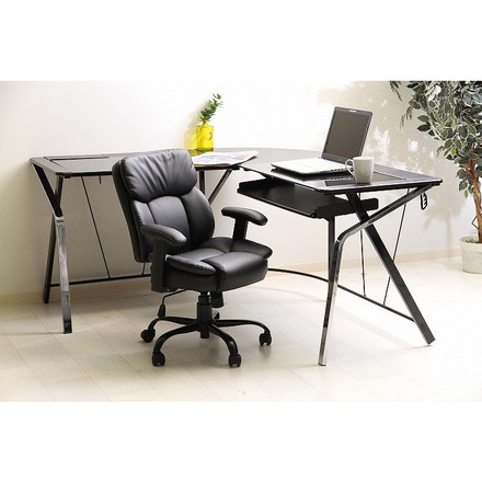 オフィスチェア パーソナルチェア プレジデントチェアー W600×D690×H870~950mm 440~520mm