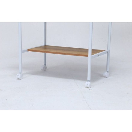 机 PCデスク シンプル ナチュラル 幅60cm 奥行48cm 高さ122cm