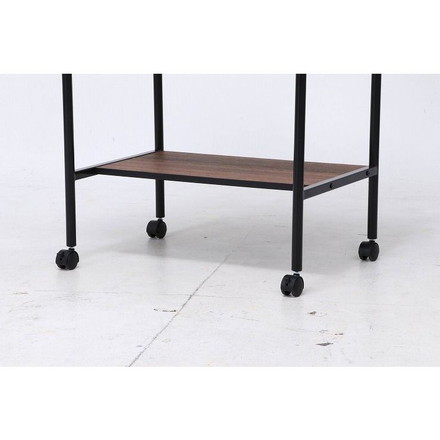 机 PCデスク シンプル ブラウン 幅60cm 奥行48cm 高さ122cm