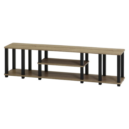 TVラック 幅150cm テレビ台 北欧 木目調 ローボード オープン収納 一人暮らし ナチュラル ブラック