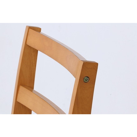 ダイニングチェア W410×D486×H790mm 430mm 天然木(ラバーウッド) ナチュラル