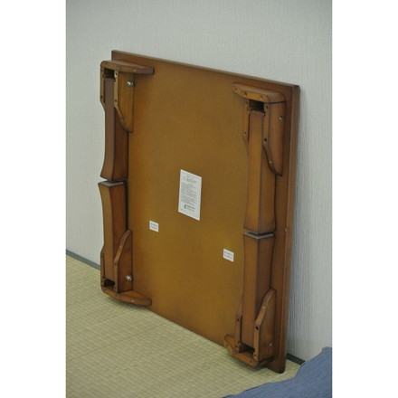 折りたたみ角座卓 座卓 75×75cm テーブル リビングテーブル 折れ脚テーブル