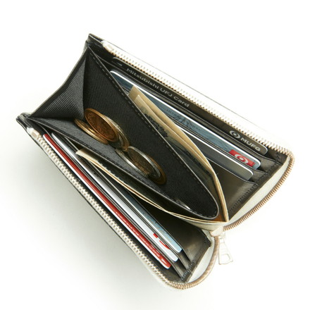 ソポ L ZIP PURSE 2つ折り財布 SOPO SO-08 ss2403 BLK