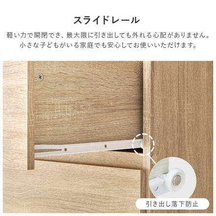 引き出し収納付き ハンガーラック 幅121cm たたむ×掛ける クローゼット ワードローブ コートハンガー タンス ダークブラウン