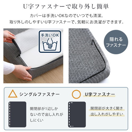 Beleza10 ベレーザ・テン 高反発プロファイルウレタンマットレス セミダブル グレー 幅120cm