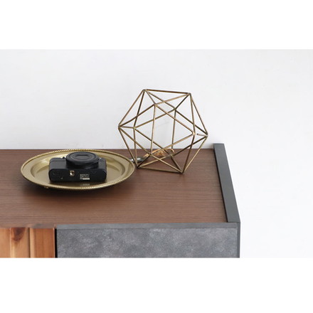 キャビネット 幅120cm 日本製 完成品 サイドボード チェスト リビングボード 脚付き コンクリート調