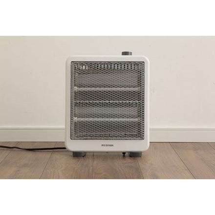 電気ストーブ IEH-800W ホワイトアイリスオーヤマ