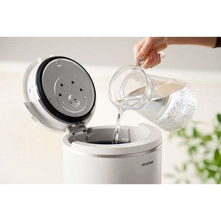 スチーム式加湿器 600ml AHM-MHU60A-W ホワイトアイリスオーヤマ