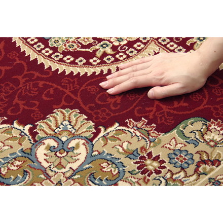 カーペット ラグ マット ウィルトン織り トルコ製 トルコ製 ウィルトン織り カーペット 『ベルミラ RUG』 ワイン 約240×330cm