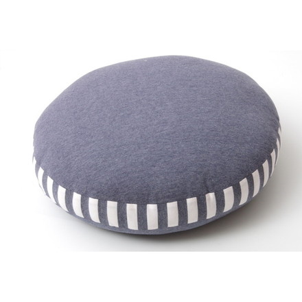 クッション 低反発 無地 円形 セアテ エルマー ブラウン 約40cm丸