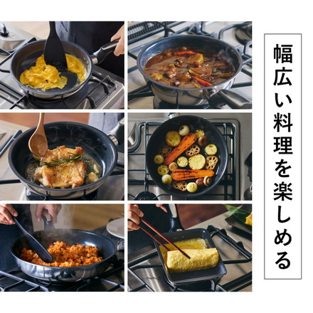 ビタクラフト ソフィアセラミック フライパン エッグパン ウォックパン 20cm 22cm 26cm 28cm ガラス蓋 セット PFASフリー ガス火 IH対応 フッ素不使用 セラミックコーティング ステンレス Vita Craft フライパン単品 エッグパン