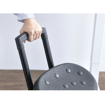 スタンディングワークサポートチェア 高さ11段階調整 ワーキングチェア ハイチェア 座面角度調整 高さ調整 安定