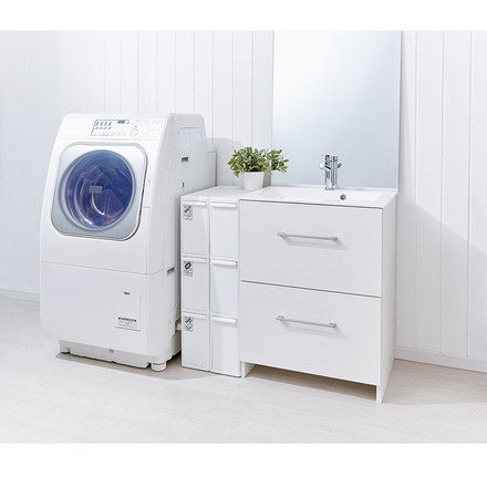 ライクイット (like-it) ダスト 分別引出し ステーション ボトル 2段 約25.5×46.5×71.7cm