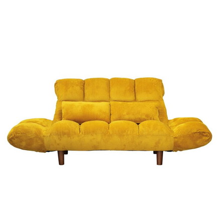 カウチソファー ファクトIIIコーデュロイ GY ソファ ソファー 2人掛け コンパクト リクライニング シンプル